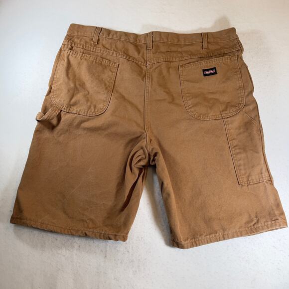 Dickies Canvas Carpenter Shorts Mens 42W Relaxed Fit Tough As Nails 100% Cotton - Picture 4 of 12